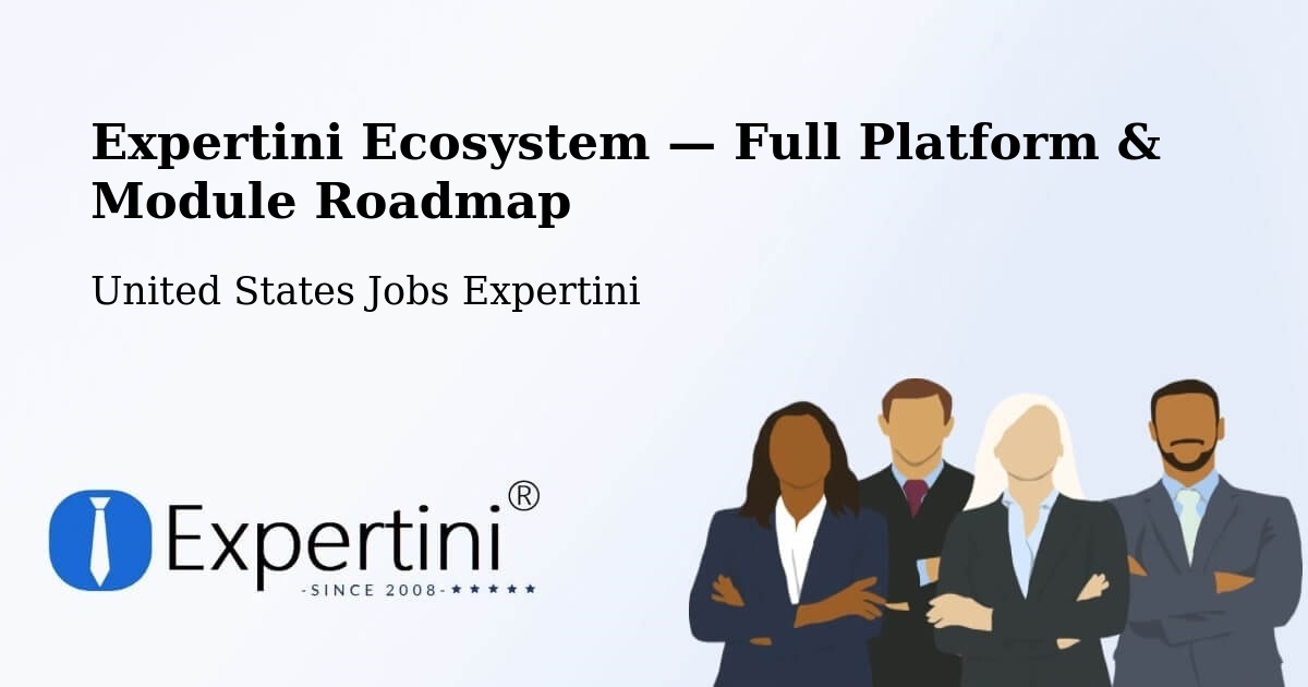 Expertini Ecosystem — Full Platform & Module Roadmap – Waunakee