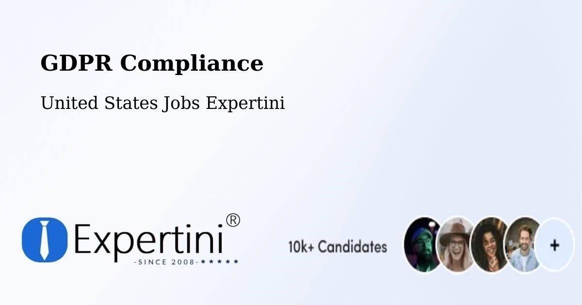 EU GDPR Compliance Statement – Waunakee - United States Jobs Expertini